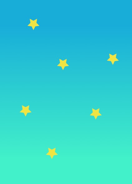 A picture of stars on a blue-green field. Placeholder.